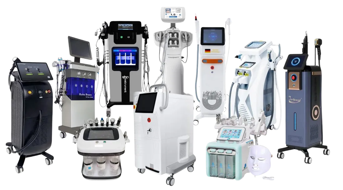 HydraFacial, diode laser and HIFU machines supplied by The Cosmex