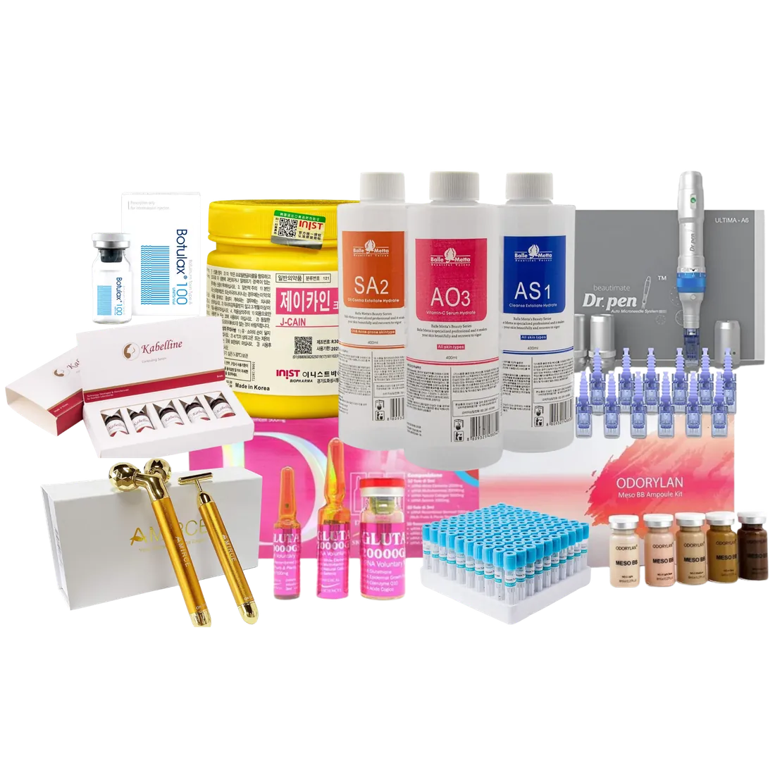 Exosome, PDRN and skin booster products for clinics
